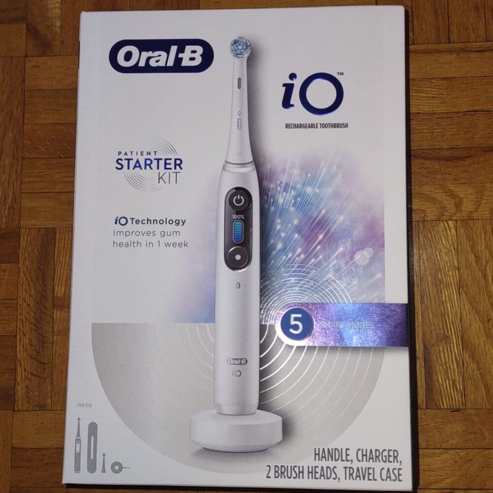 Oral-B Power iO Series Electric Toothbrush, Rechargeable Power Toothbrush
